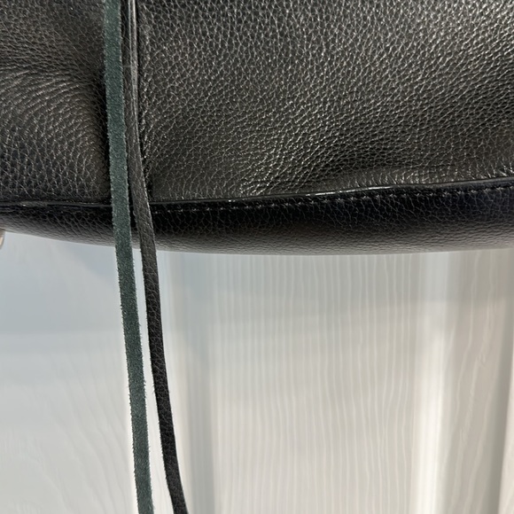 Rebecca Minkoff Saffiano Black Leather Tote Bag - Picture 4 of 14